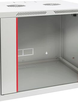 HMF Netzwerkschrank Serverschrank 19 Zoll 9 HE grau #66409-07 - Birkenfeld (Baden-Württemberg)