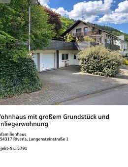 Einfamilienhaus mit Einliegerwohnung ohne Provision - Riveris