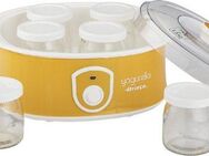 Ariete Joghurtbereiter 617 Yogurella, 6 Portionsbehälter, je 185 ml, mit 7 Portionsgläsern