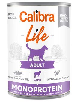 Sparpaket Calibra Dog Life Adult 12 x 400 g - Lamm