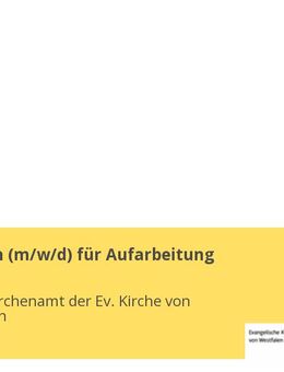 Referent*in (m/w/d) für Aufarbeitung - Bielefeld