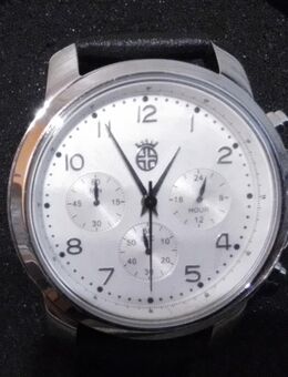 Chronograph ,Armbanduhr Zifferblatt Emblem Hütte - Saarlouis