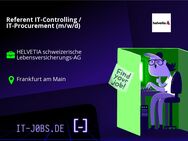 Referent IT-Controlling / IT-Procurement (m/w/d) - Frankfurt (Main)