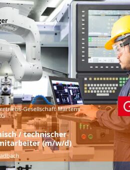 Kaufmännisch / technischer Vertriebsmitarbeiter (m/w/d) - Mönchengladbach