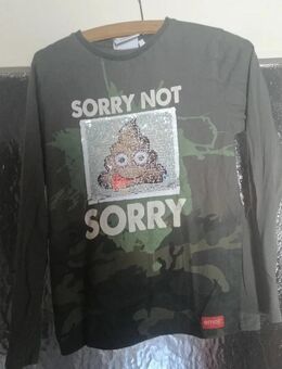 Langarmshirt - Camouflage - Emoji - Gr. 146/152 - Pirmasens