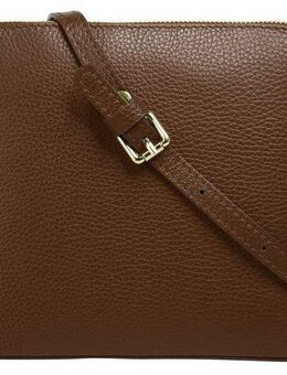 Cluty Umhängetasche, echt Leder, Made in Italy