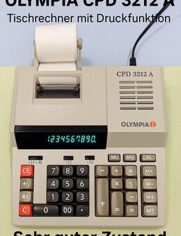 ➕⌛Olympia CPD 3212 A Tischrechner mit Druckfunktion⏳➕ - Ennepetal (Stadt der Kluterhöhle)