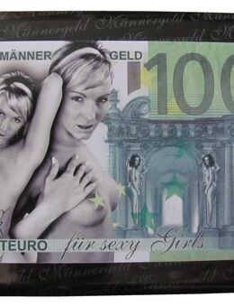 Männergeld - 1000 Teuro - Blechpostkarte mit Umschlag - Doberschütz