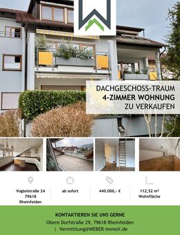 Dachgeschoss-Traum in Rheinfelden-Nollingen-Perfekt für Familien! - Rheinfelden (Baden)