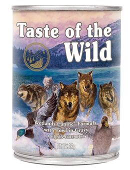 4 + 2 gratis! 6 x 390 g Taste of the Wild - Wetlands