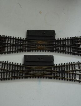 Fleischmann H0 Doppelkreuzungsweiche 1725-15° - Neckarsteinach
