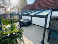 Alu - 4x4 Terrassenüberdachung Carport Vordach Wintergarten, Markisen WAREMA + TS Aluminium - Stein (Bayern)