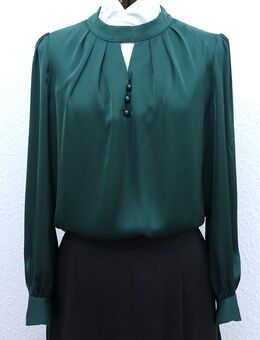 Grace Karin Bluse, Satin, Business, grün, M ✮NEU✮ - Dresden