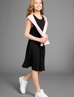 KIDSWORLD Jerseykleid mit aufwendiger Spitze im Rücken Weich fallendes Viskosekleid