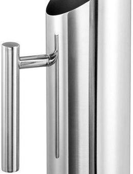 APS Wasserkanne Pitcher Ø 9 cm, Höhe 27,5 cm, 1,2 Liter, 1,2 l, (1-St), aus 18/8 Edelstahl, hochglänzend