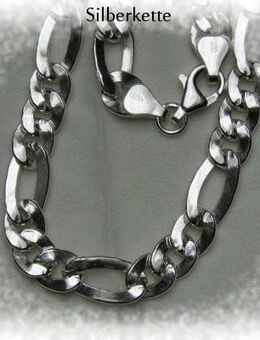 Figarokette, 925 Silber - Stemmen