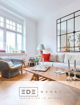 Wunderschöne Altbauwohnung mit Flair im denkmalgeschützten Gebäude in Toplage Schwabing - München