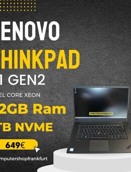 Lenovo Thinkpad P1 Gen1,Intel Xeon,32GB Ram,1TB NVME,Nvidia - Frankfurt (Main) Griesheim