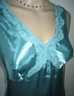 NEU mit ETIKETT * Edel * Lace- Spitze * Seiden Satin * ärmelloses * Blusen * Top "ESPRIT" Gr. 36/ S * aqua * türkis * blau- grün * - Riedlingen
