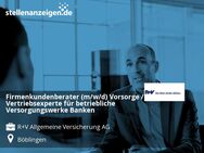 Firmenkundenberater (m/w/d) Vorsorge / Vertriebsexperte für betriebliche Versorgungswerke Banken - Böblingen
