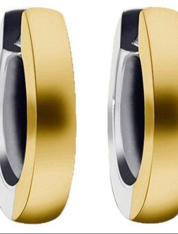 ONE ELEMENT Paar Creolen Ohrringe Creolen aus 585 Gelbgold Ø 12,0 x 2,0 mm, Damen Gold Schmuck