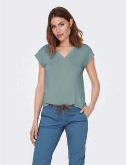 ONLY V-Shirt ONLFREE S/S MODAL V-NEC TOP BOX JRS NOOS