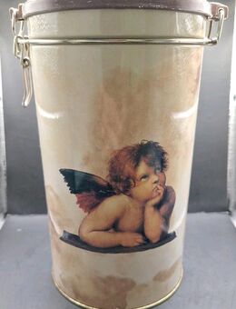 Rubens Engel Luftdichte Kaffeedose aus Metall für 500g 21cm hoch 11cm breit - Essen