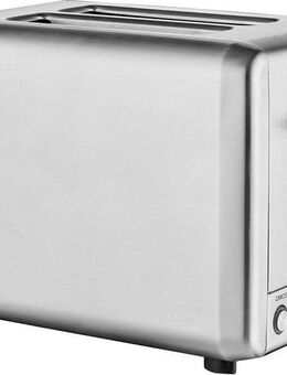 SOLIS OF SWITZERLAND Toaster Steel Toaster (Typ 8002), 2 kurze Schlitze, 925 W, mit 2 Schlitzen, Edelstahl