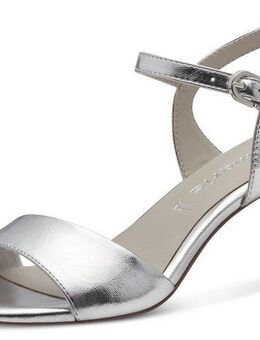 Tamaris Sandalette, Trichterabsatz, Sommerschuh, Abendschuh in veganer Verabeitung