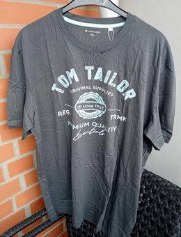 Tom Tailor T-Shirt GRAU Gr. 3XL Großes Logo NEUWARE OVP OHZ VS - Osterholz-Scharmbeck