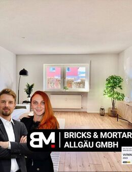 Modernisierte, leerstehende 2 Zimmer Erdgeschoßwohnung - Sonthofen