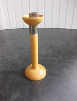 Holz Leuchter Kerzenleuchter 24 cm made in Sweden Kerzenhalter Kerzenständer 5,- - Flensburg