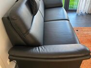 Ledersofa schwarz - Wilnsdorf