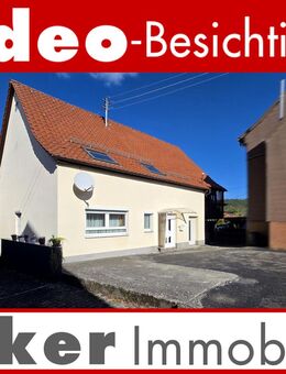 Wohnhaus mit Scheune, Garten und 4 Stellplätze - Auenwald