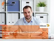 Sachbearbeiter für unsere Finanzverwaltung (m/w/d) - Heddesheim