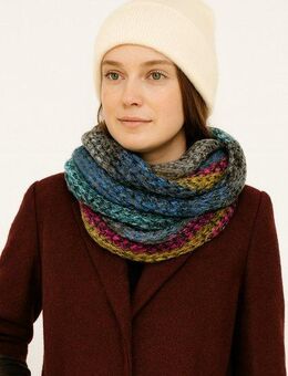 COLLEZIONE ALESSANDRO Strickschal Strickloop, (1-St), Made in Italy, in tollen Farben
