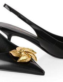 Marc Cain Glam Dotted Delight Slingpumps Pumps, Stiletto mit elastischem Fersenriemchen