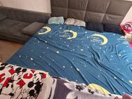 Holz und Leder, Stoff bett und Schrank - Karlsruhe