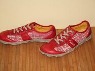 Sneaker Halbschuhe THE ART COMPANY Gr. 42 Leder rot TOP - Jork