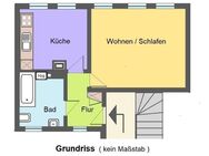 Helle 1-Raumwohnung im Stadtcentrum von Aschersleben zu vermieten - Aschersleben