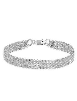 Elli Armband Breit Glieder Basic Silber 925