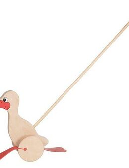 goki Schiebestab Schiebetier Ente Holz