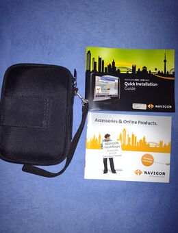 Navi Navigon 2110 Max Europe Mobile Navigation, Halterung, Kfz - Ladekabel, Tasche, Beschreibung, Originalverpackung - Ober-Ramstadt
