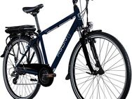 AGON E-Bike Trekkingrad Avesa, 21 Gang, Kettenschaltung, Heckmotor, 374 Wh, Pedelec, Elektrofahrrad für Damen u. Herren
