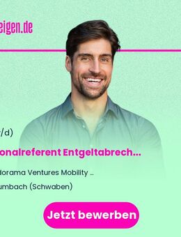 Personalreferent Entgeltabrechnung (m/w/d) - Krumbach (Schwaben)