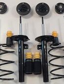 Fahrwerk Serienfahrwerk BMW E38 7er Stoßdämpfer Federn Domlager Staubschutz vorne hinten VA HA neu in 14979