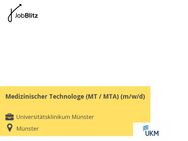 Medizinischer Technologe (MT / MTA) (m/w/d) - Münster