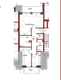 IMMOBILIEN GUMNIOR präsentiert: helle 3-Zimmer-Dachgeschosswohnung in Rheine - Rheine