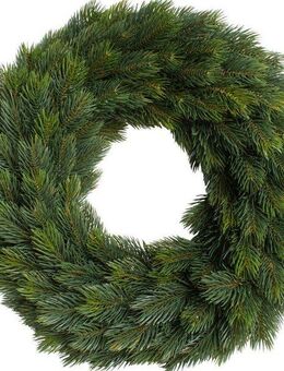 Kunstkranz Edel-Adventskranz einseitig Tanne, Botanic-Haus, Höhe 10 cm
