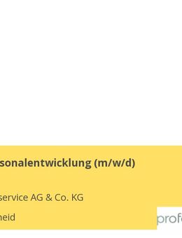 Trainer Personalentwicklung (m/w/d) - Lüdenscheid